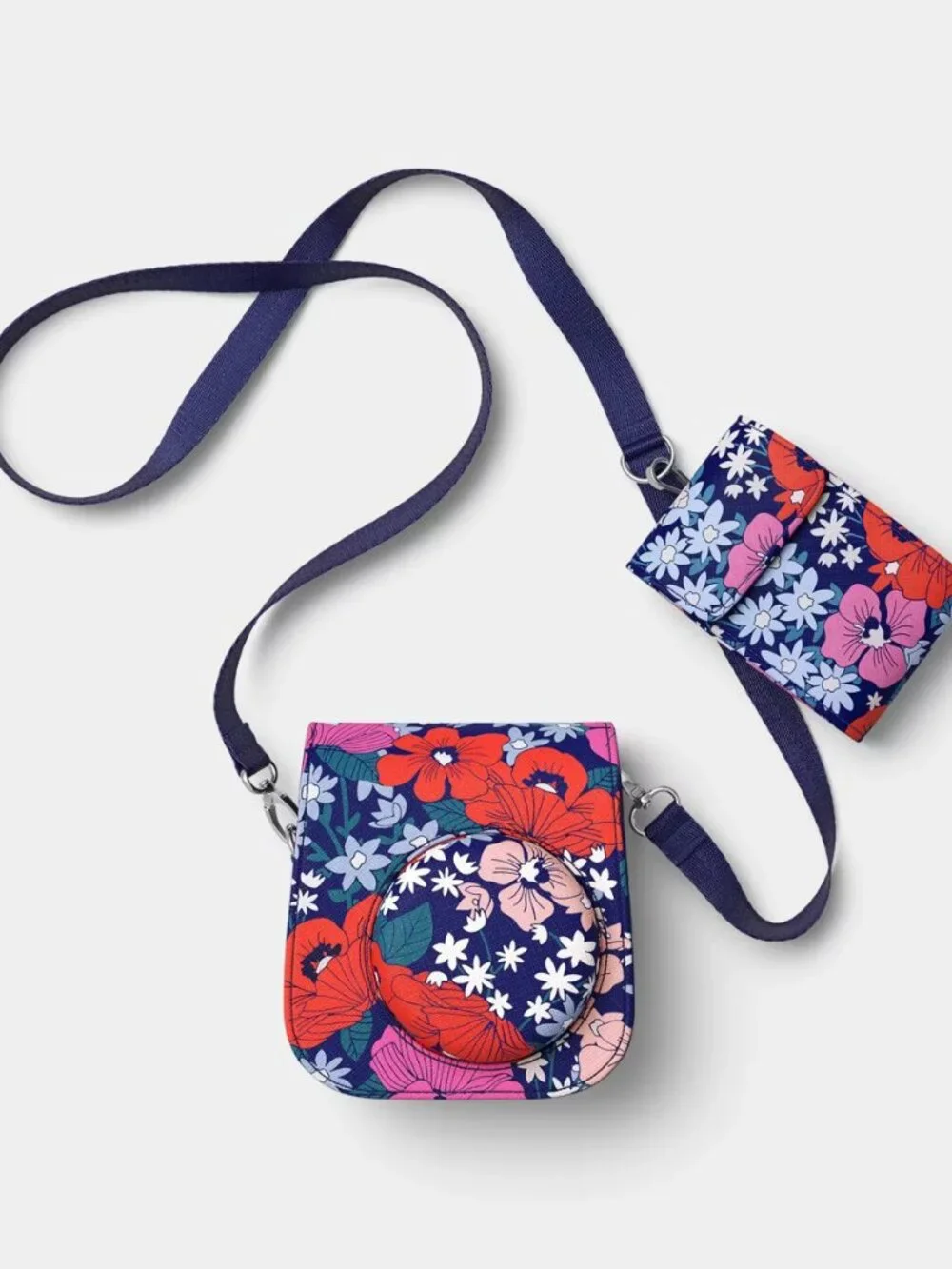 heyday Fujifilm Instax Mini 12 Camera Poppy Flowers Case